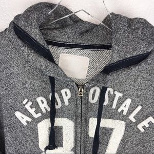 XL Aeropostale Gray/Black Hoodie